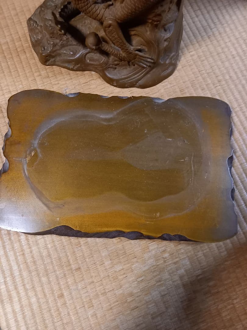 龍と観音様　昭和レトロ　置物