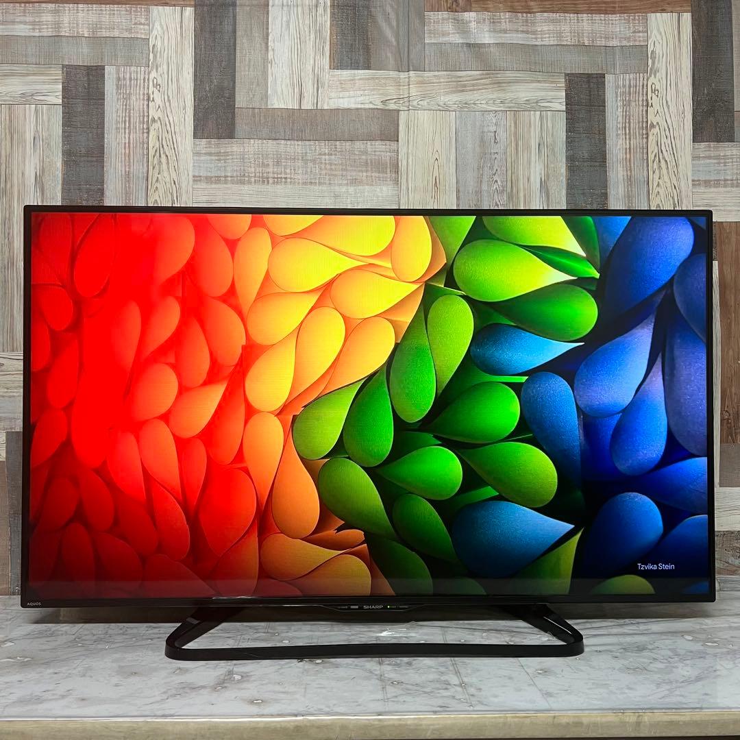 即日受渡❣️全国送料込シャープ50型テレビYouTube.Netflix視聴可能
