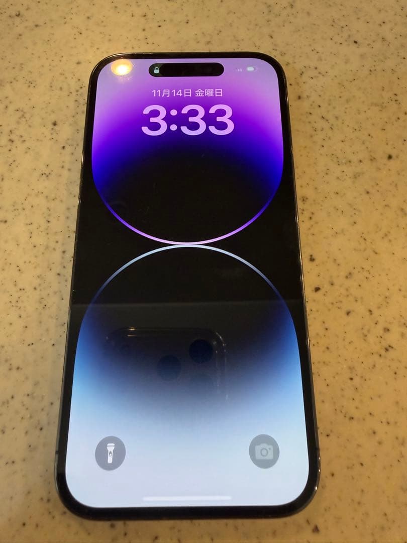 【バッテリー交換済・美品】iPhone 14 Pro 256Gディープパープル