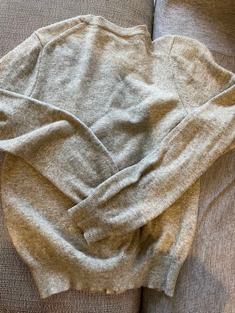 き*い様 PLAY グレー カーディガン ハート刺繍コムデギャルソン