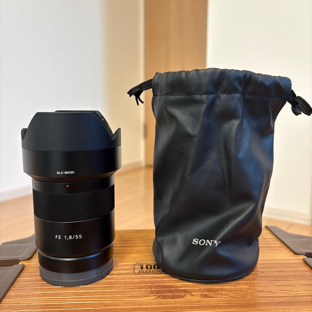 Sony Sonnar T* FE 55mm F1.8 ZA フィルター付き