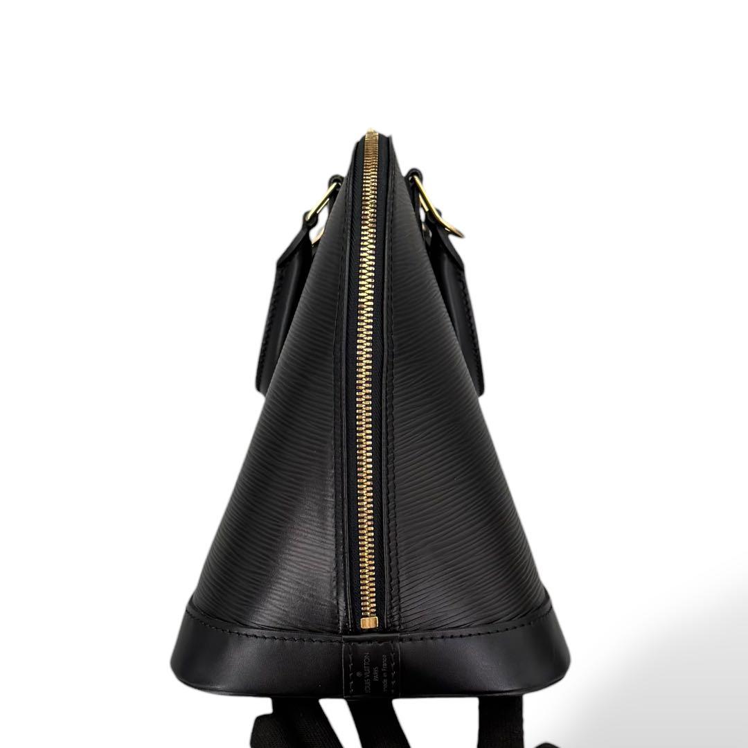 [新品同様] ルイヴィトン　エピ　アルマ　ハンドバッグ　黒　ノワール　レザー