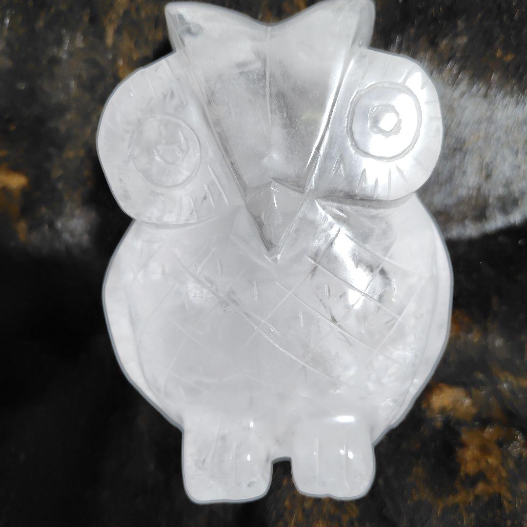 天然水晶の『フクロウ』