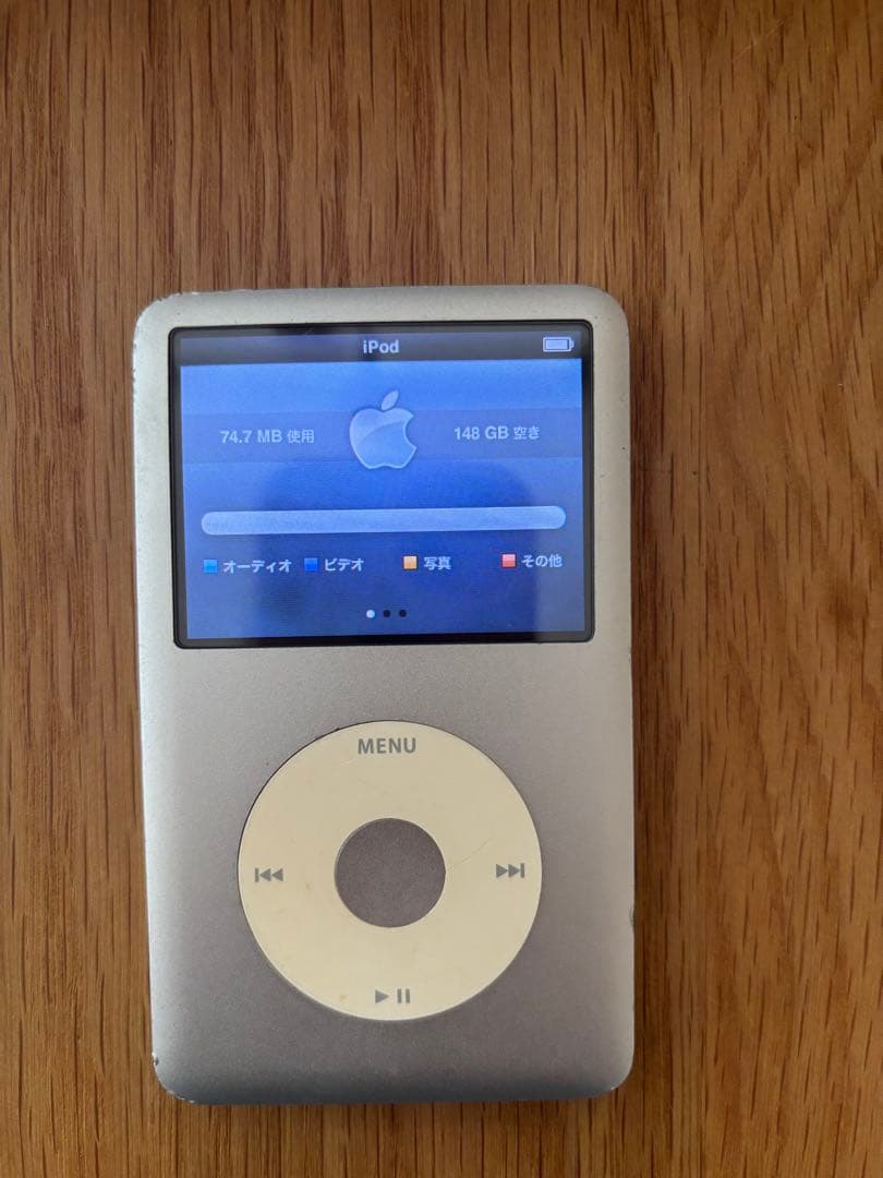 iPod Classic 160GB 音声のみ動作未確認