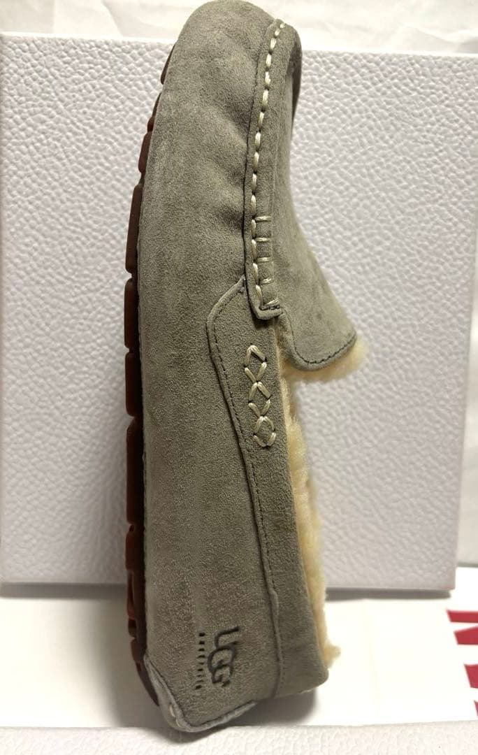 新品 UGG ANSLEY アンスレー モカシン グレー 24cm アグ