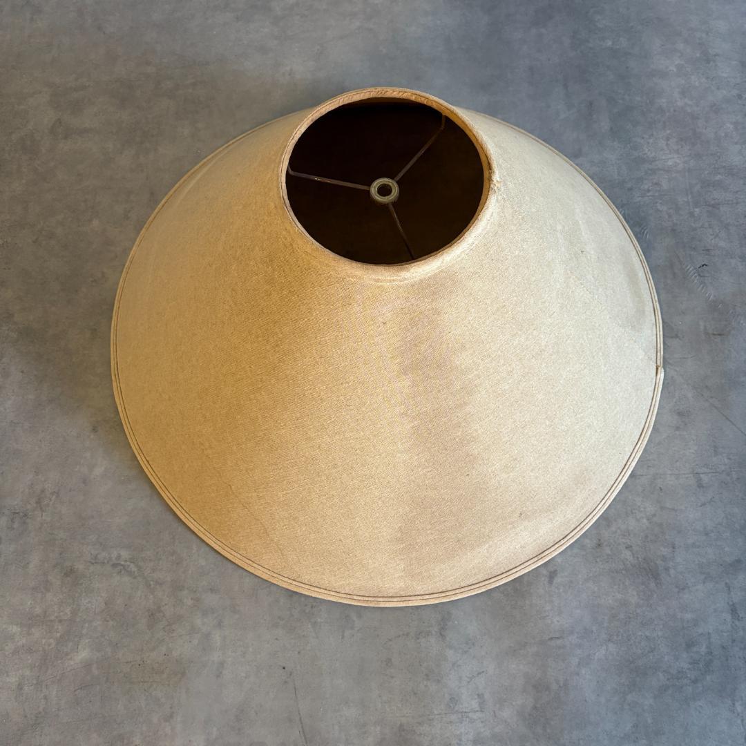 アンティーク　クリアガラス×真鍮 フロアランプ