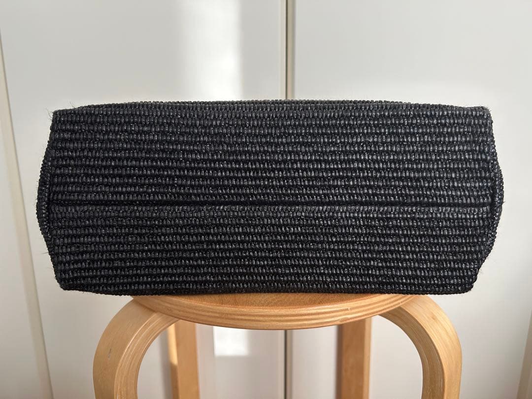 l*a様 MARNI マルニ かごバッグ 2WAY 黒 ベージュ 編み込み レデ