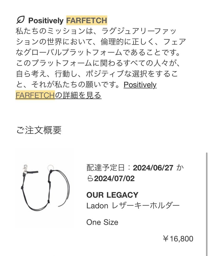 小物 [OUR LEGACY] Ladon Leather Keyring