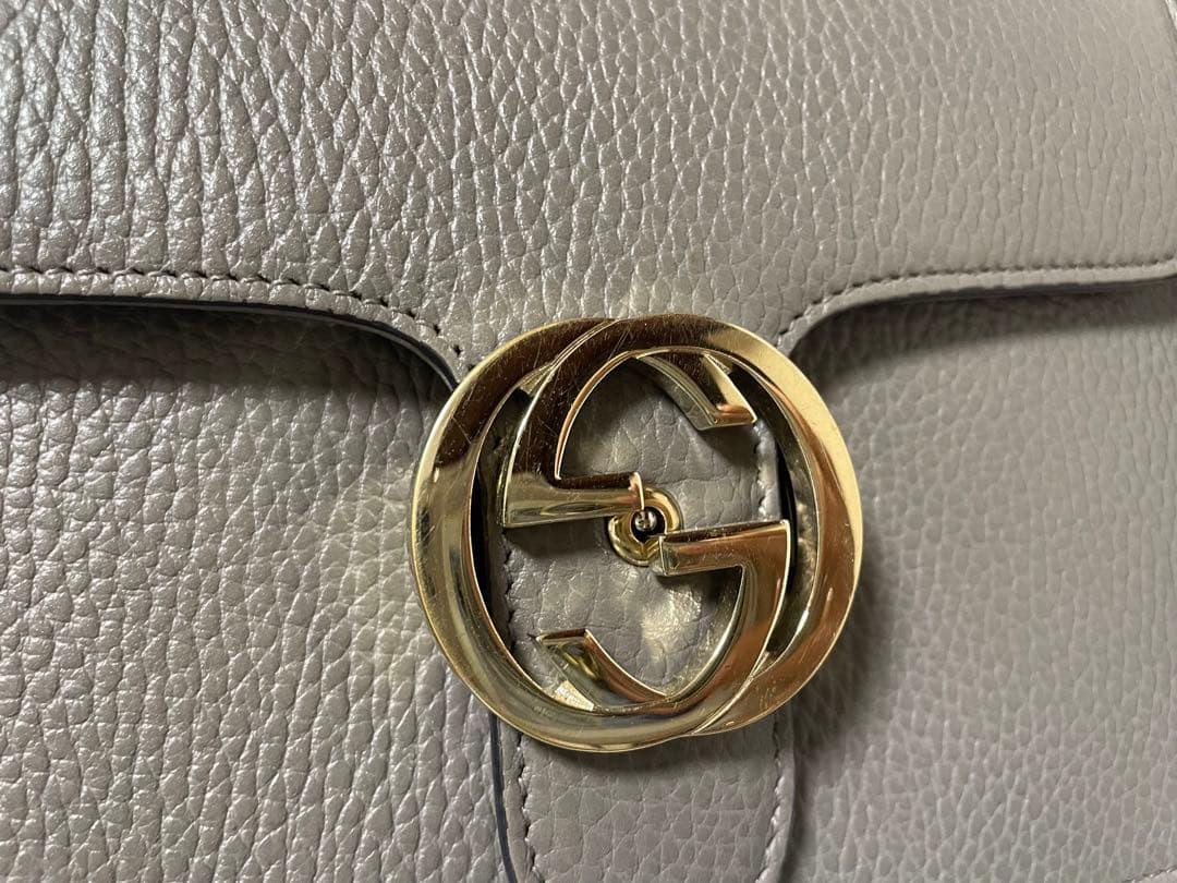 ル*フ様 【最終値下価格】【美品✨】GUCCI グレー ショルダーバッグ