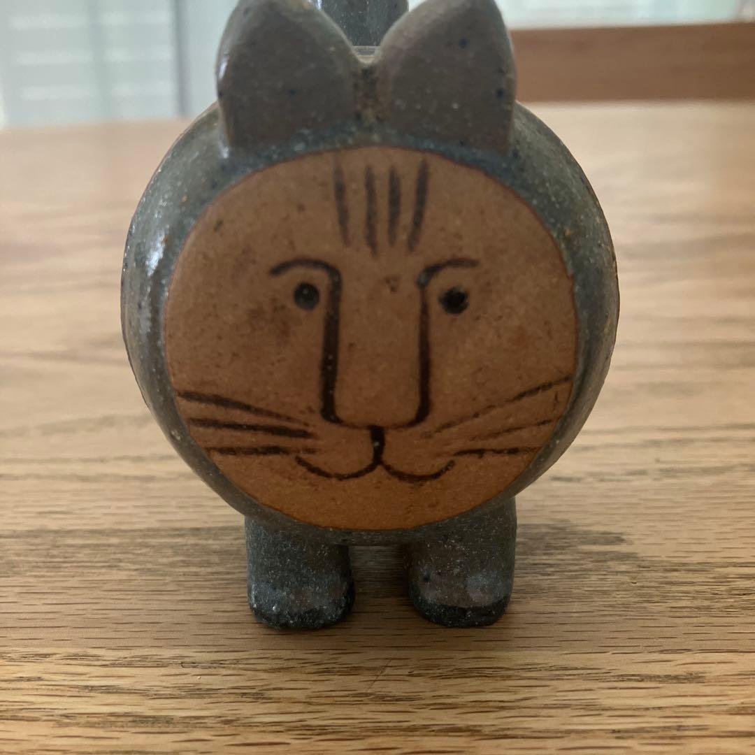 リサラーソン ネコ　メナゲリシリーズ 置物　北欧　ヴィンテージ　陶器