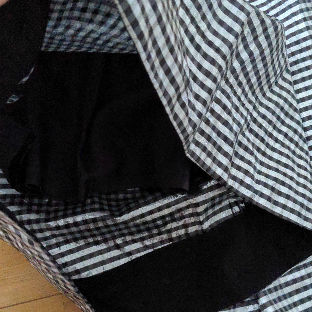 noir kei ninomiya　ノワールケイニノミヤ　チェック ワイドパンツ