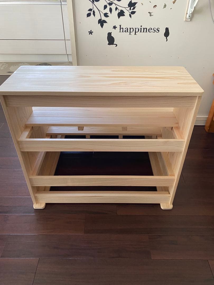 woodstock 39様限定の木製の3段の踏み台です。