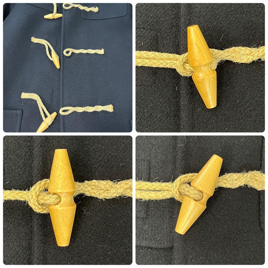 【実寸XL】TOMORROWLAND ダッフルコート カシミヤ混 ブラック