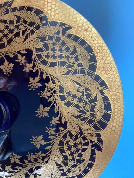 Alka Bavaria Marquise Kobalt ビンテージ　小物入れ