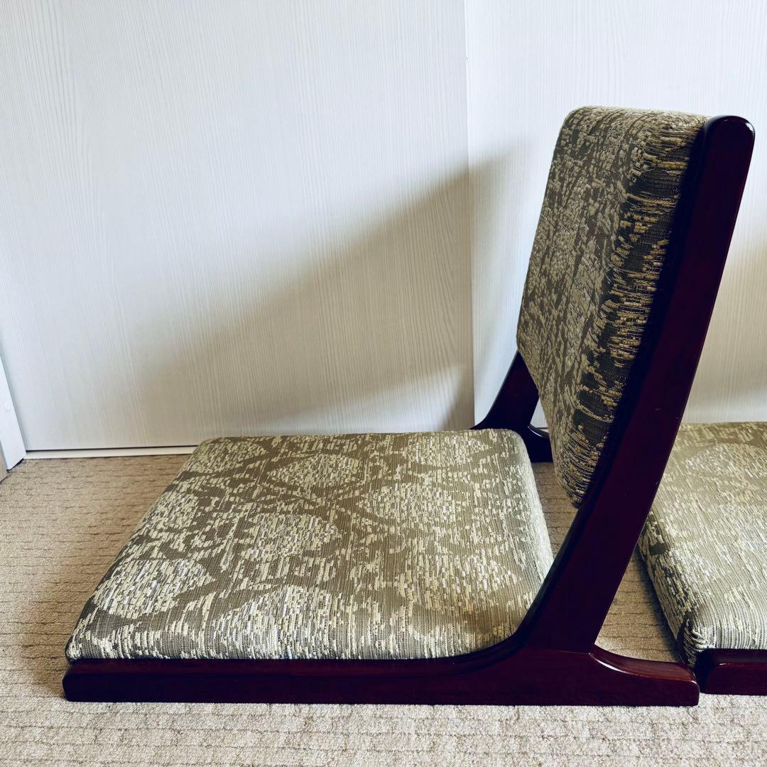 【2脚セット】カリモク karimoku 折りたたみ 座椅子 和室 和家具 和風