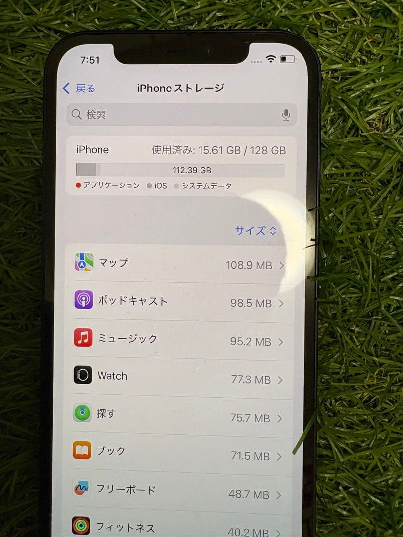 Apple iPhone 12 128GB ネイビー 本体のみSIMフリー完動品
