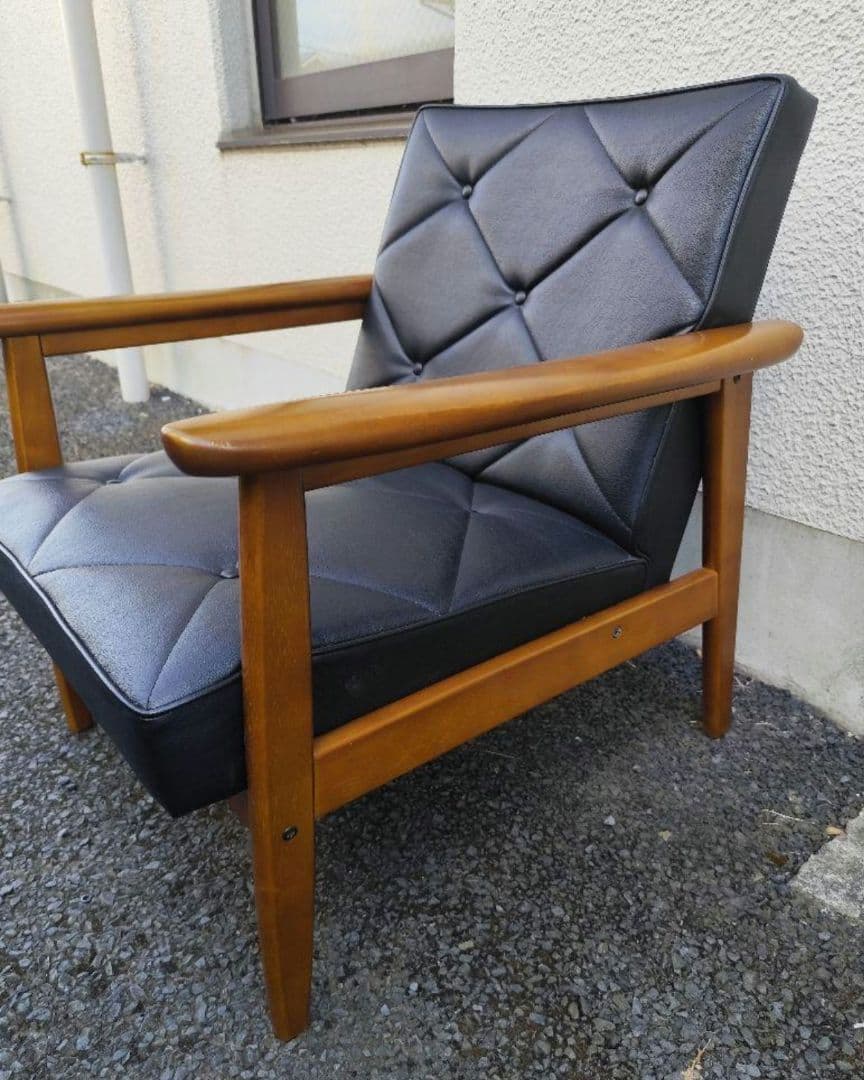 【19日まで値引き】カリモク Karimoku Kチェア 1シーター ブラック