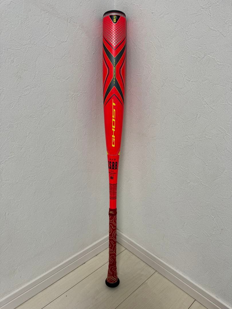 EASTON GHOST HYPERLITE 一般軟式バット 84cm レッド