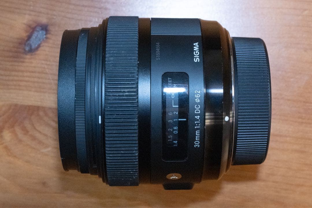 【レンズフィルター付】SIGMA単焦点レンズ art 30mm f1.4