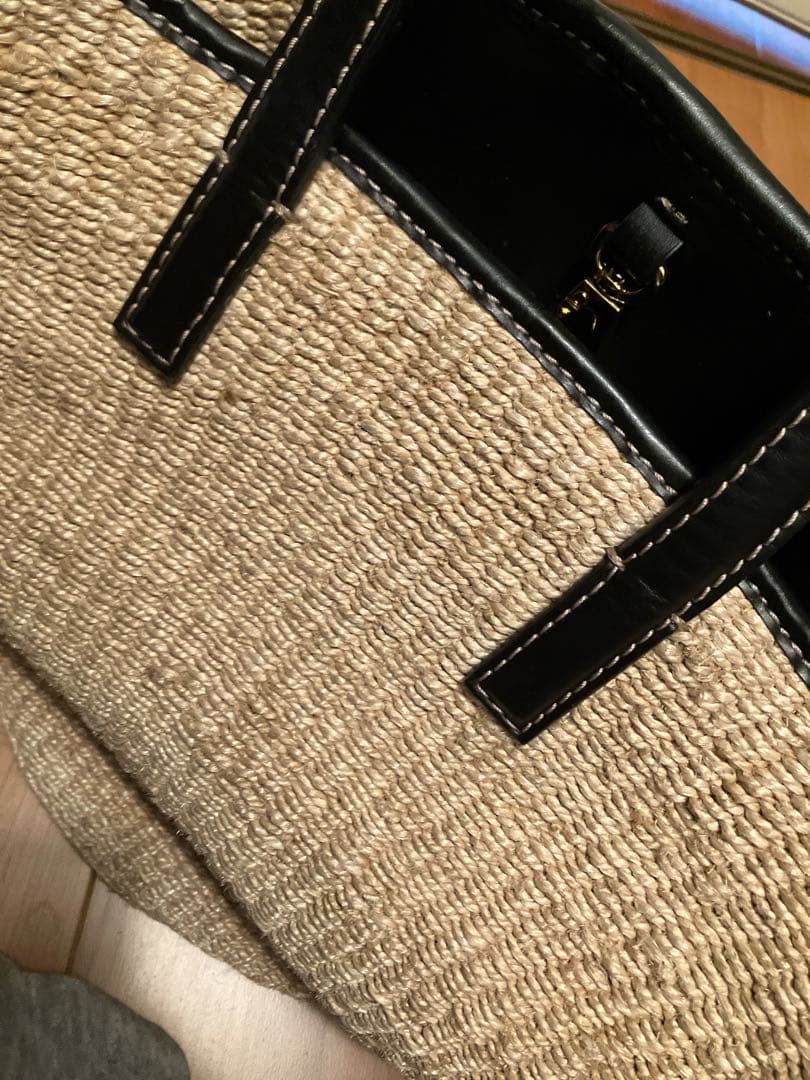 STELLA McCARTNEY かごバッグ ベージュ ブラック