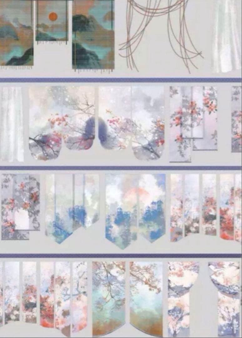 PET 7.3cm×5m 惠风 海外マスキングテープ　海外マステ　和柄