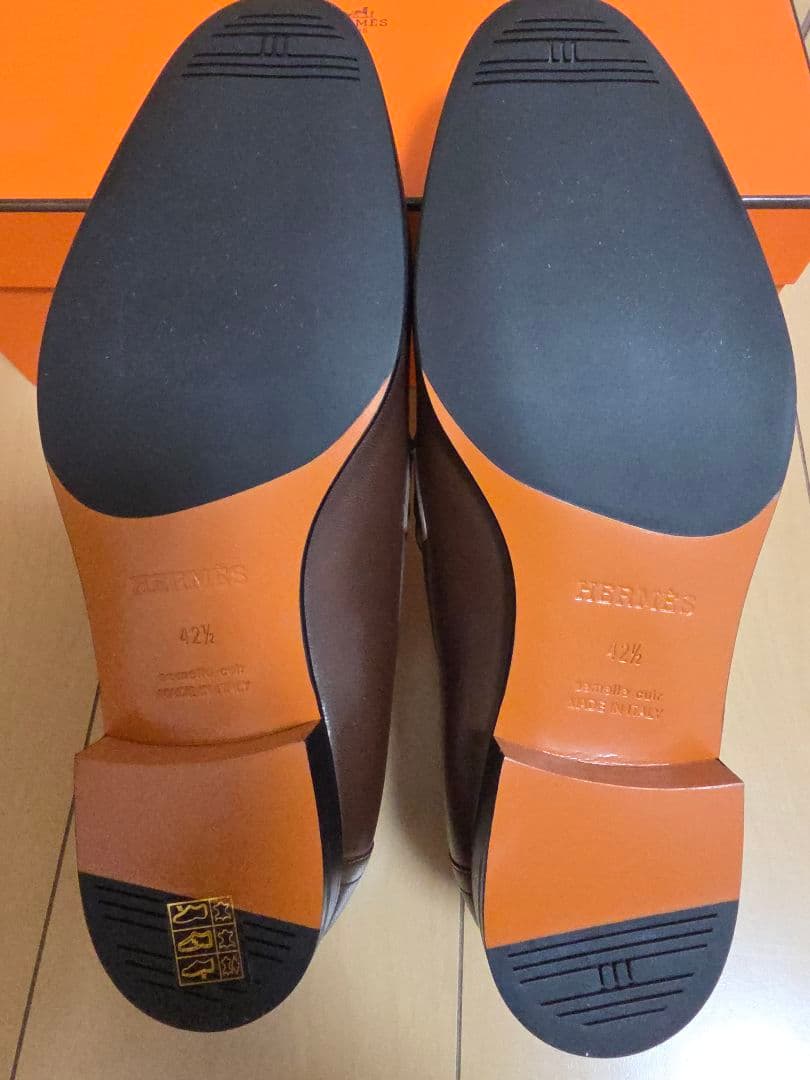 エルメス メンズ モカシン新品未使用 27.5cmサイズ
