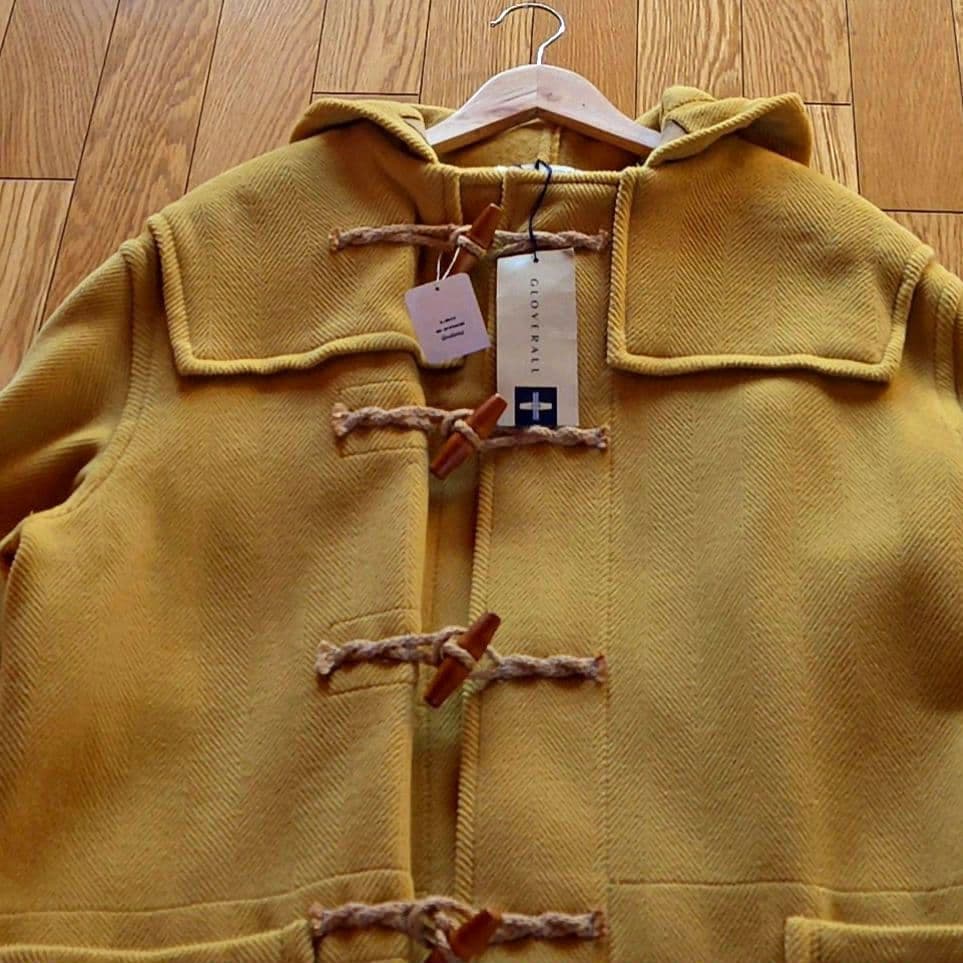 ✨新春セール✨未使用 グローバーオール ダッフルコート ヘリンボーン 英国製 L