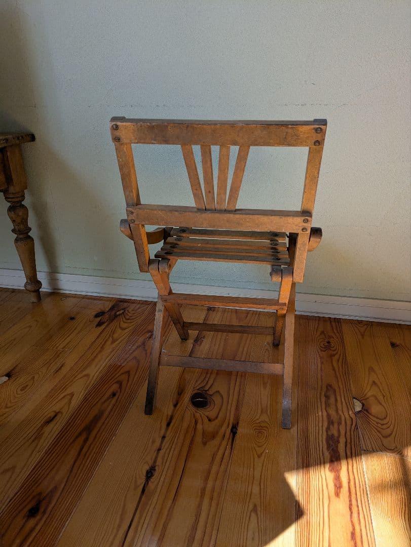 アンティークフォールディング チャイルドチェア