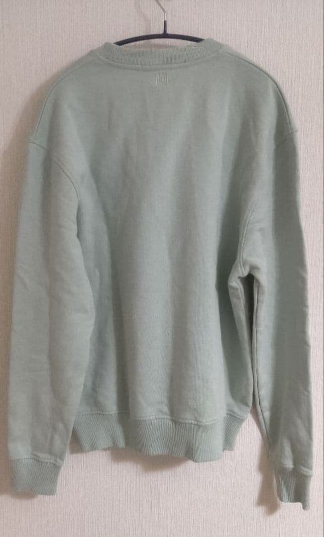 値下げ　美品　アミ アレキサンドルマテュッシ ペールグリーン スウェット