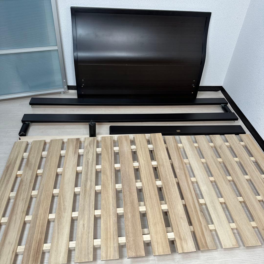 SIMMONS シモンズ セミダブル ベッドフレーム ダークブラウン is※