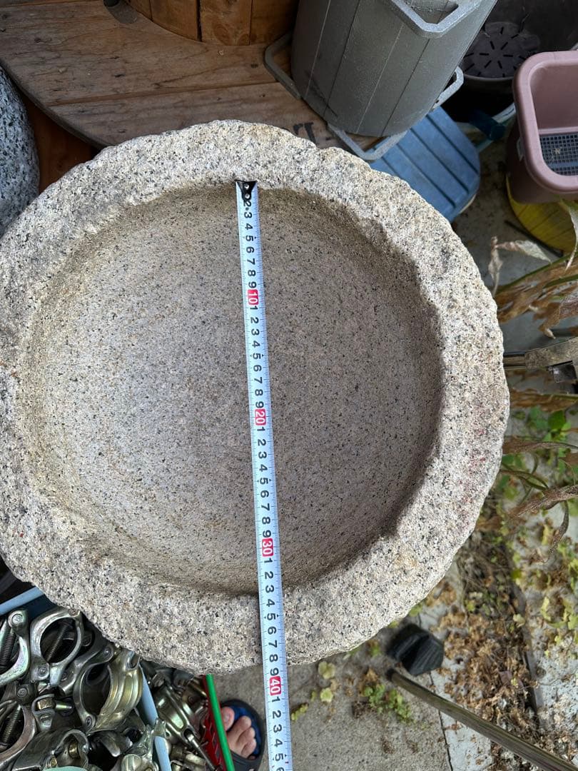 餅つき石臼　台付　奈良大阪手渡しのみ2025-3