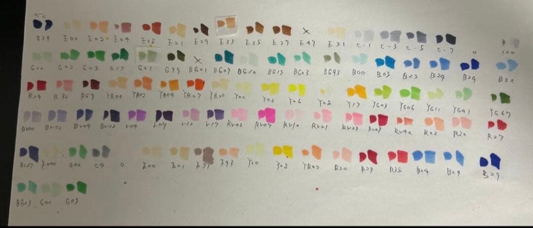 コピック72本セット＋21本