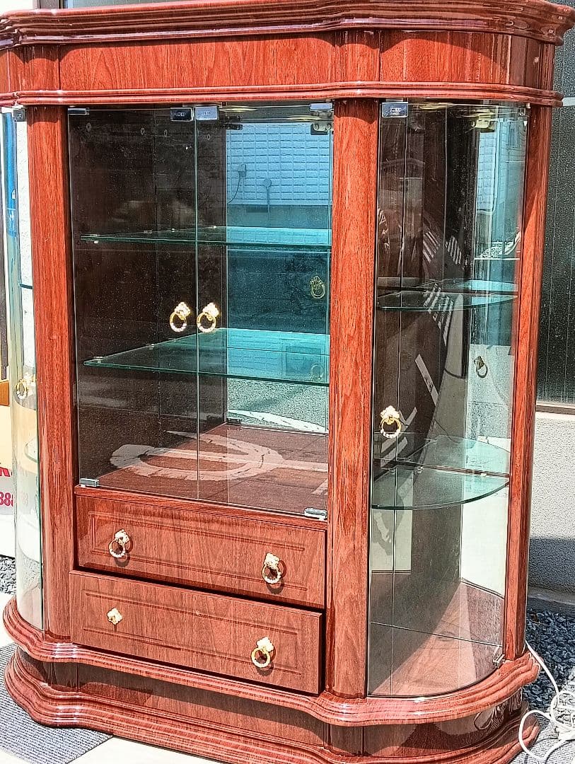 アンティーク　棚　キャビネット