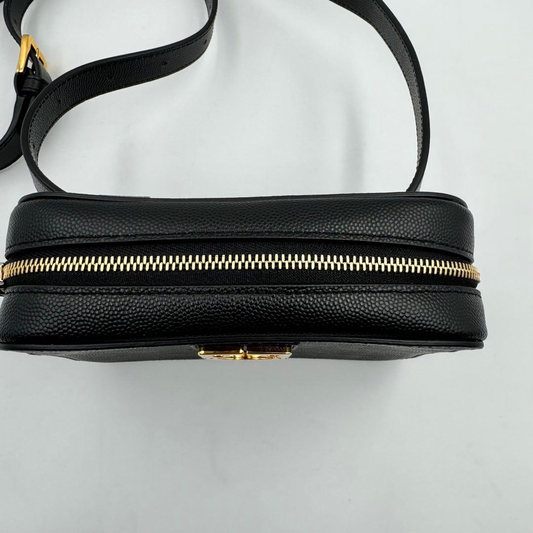 未使用品✨FURLA ウエストバッグ　ブラック　レザー