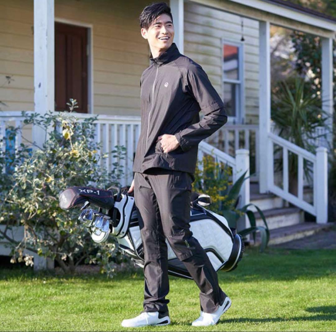 【美品】HONMA ホンマ ゴルフ レインウエア 上下セット