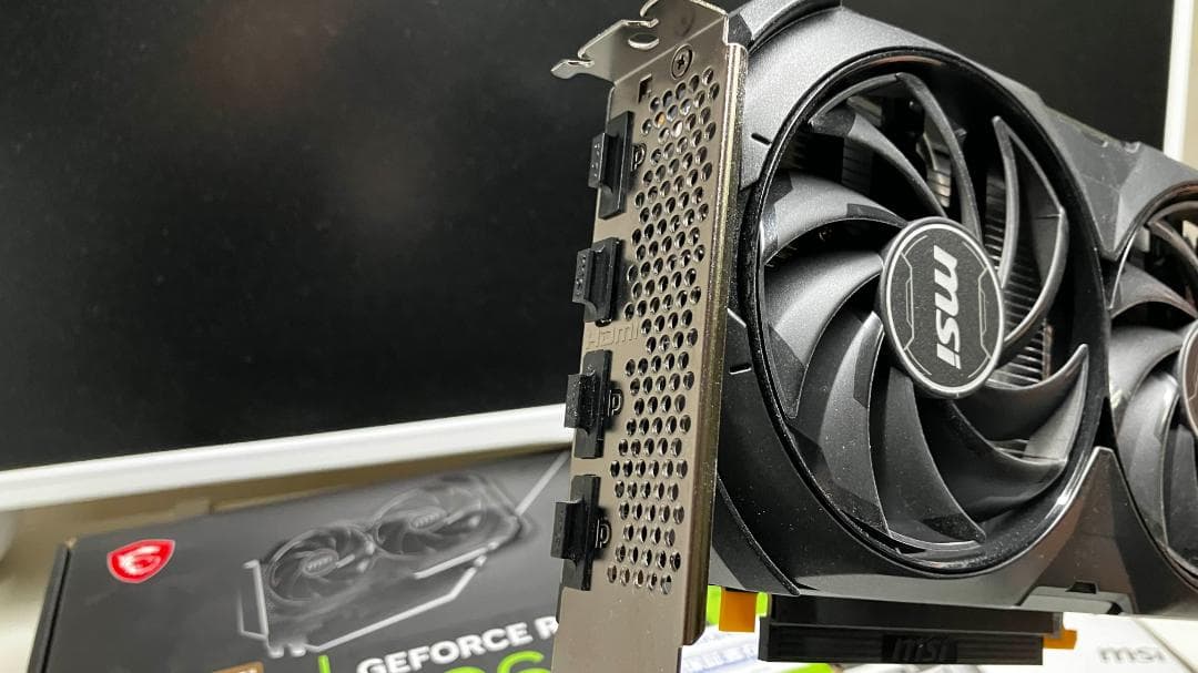 グラフィックボード・グラボ・ビデオカード MSI GeForce RTX 4060 VENTUS 2X BLACK OC