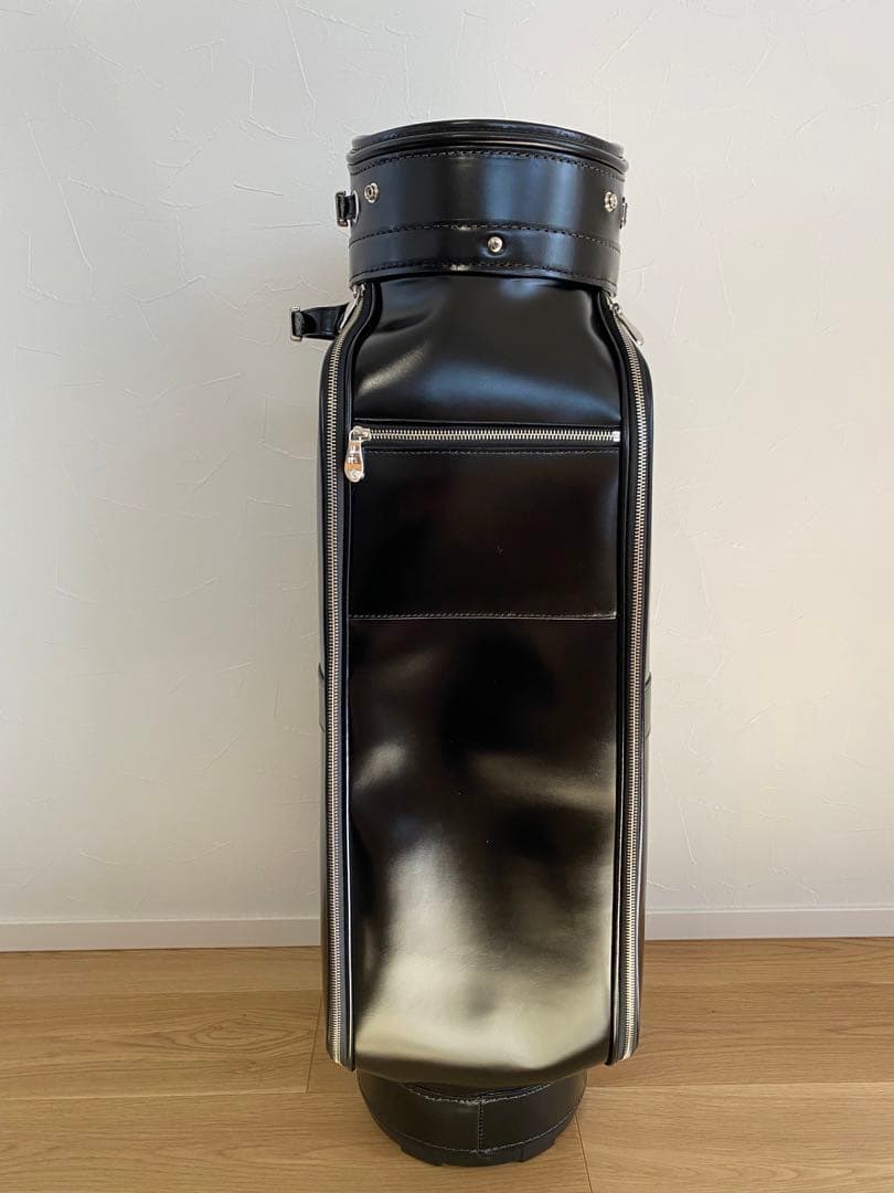 キャスコ　本革　キャディバック　KS-096 ブラック　8.5インチ