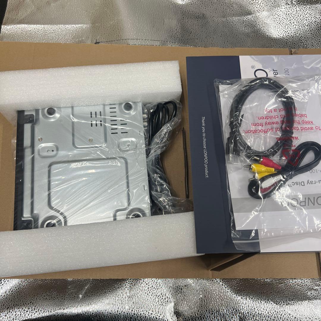 LONPOO DVD ブルーレイプレーヤー フルHD1080p DVD