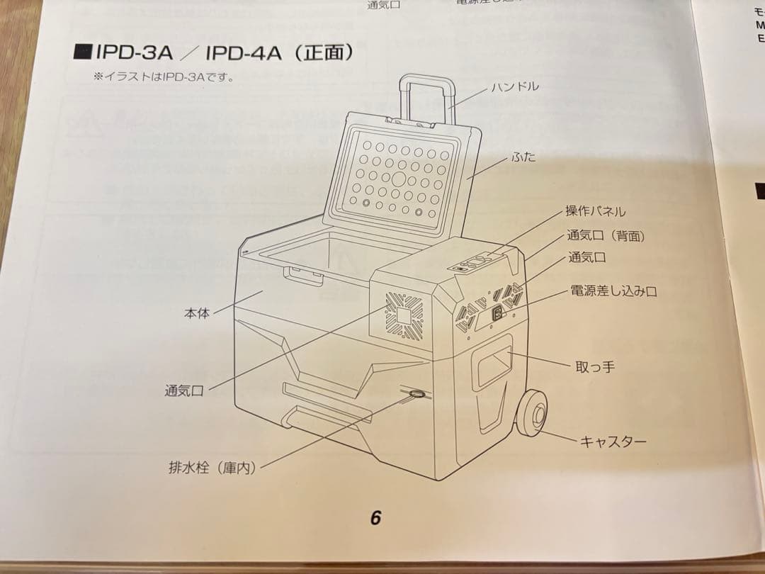 美品　アイリスオーヤマ　ポータブル冷蔵冷凍庫　30L IPD-3Aアウトドア