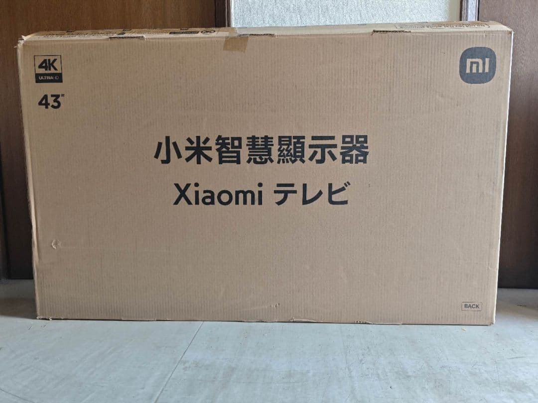 0*7様 (テ31）新品Xiaomi テレビ 43インチ A Pro 4K