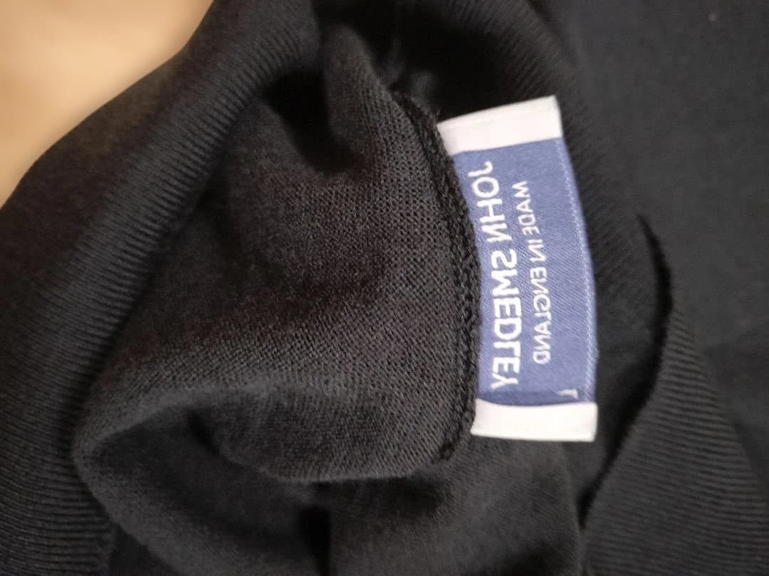 JOHN SMEDLEY ジョンスメドレー　ブラック セーター　サイズL
