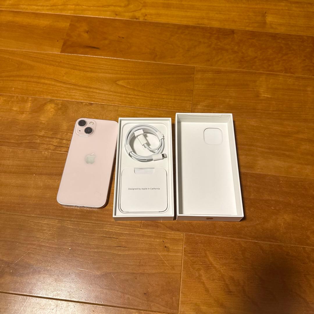 iPhone13 ピンク 128GB 美品　SIMフリー