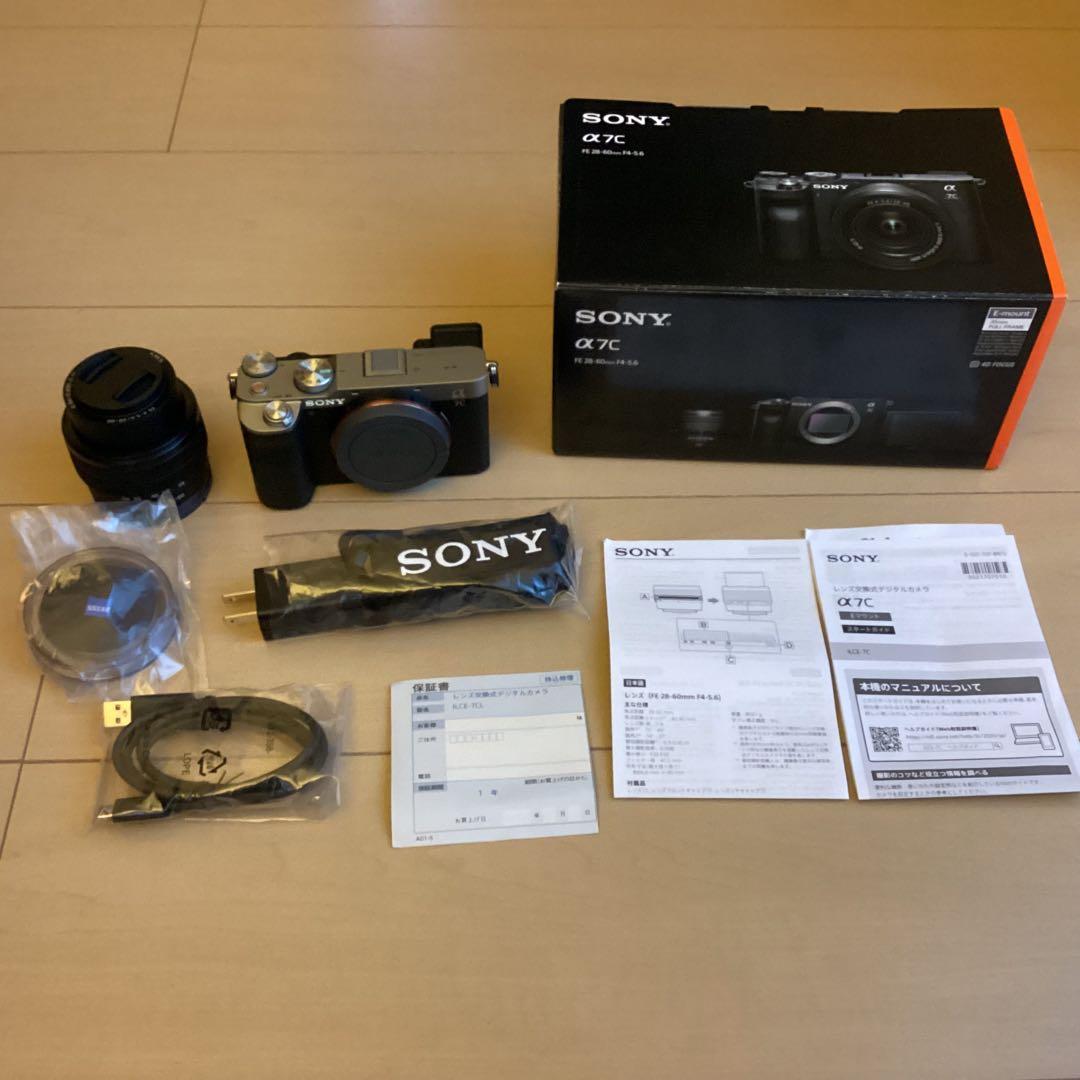 り*ぴ様 【未使用】SONY α7C ミラーレス一眼 カメラ 本体 ズームレンズ