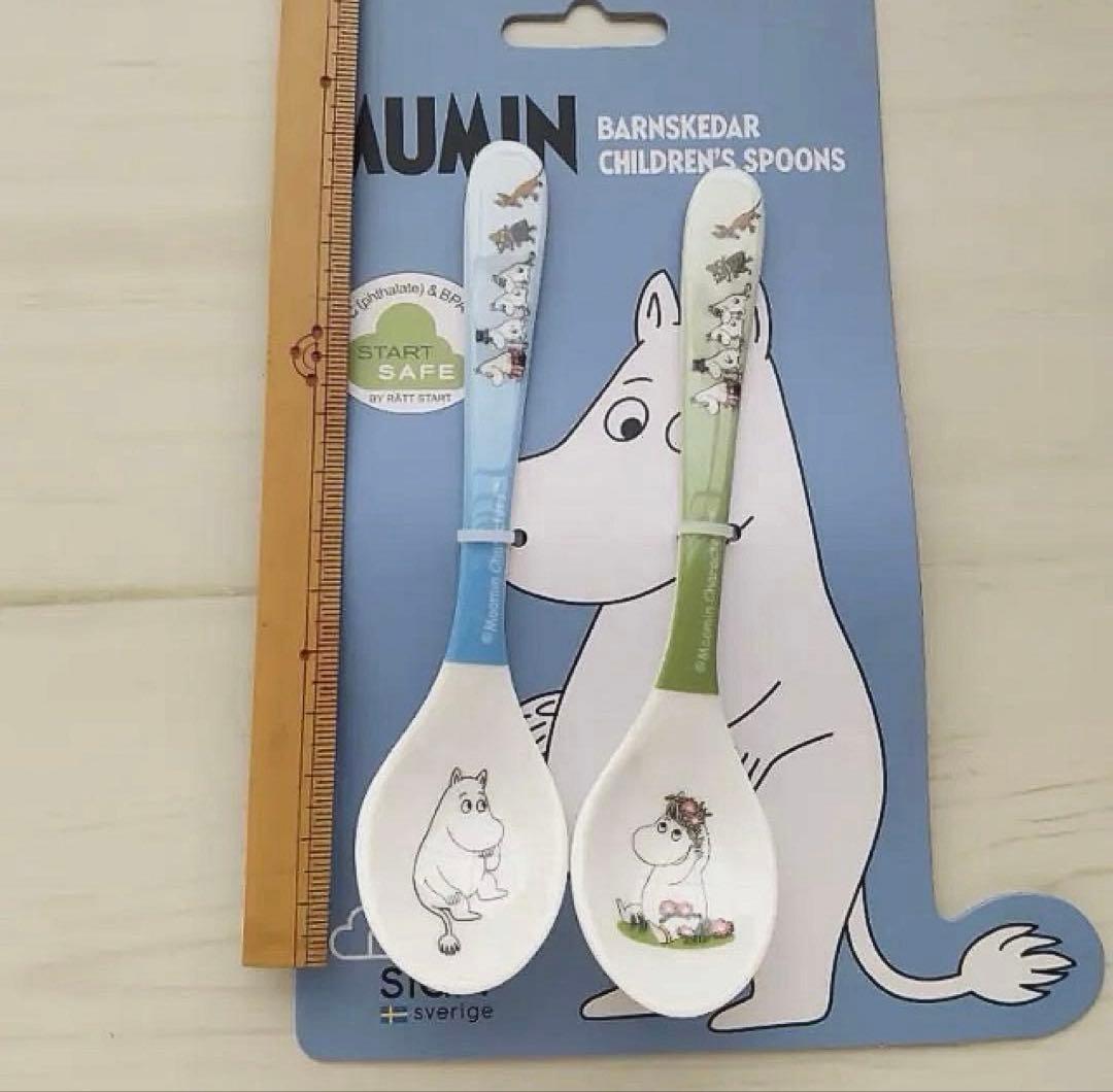 新品　ムーミン　メラミンスプーン 2本セット　スウェーデン　フローレン