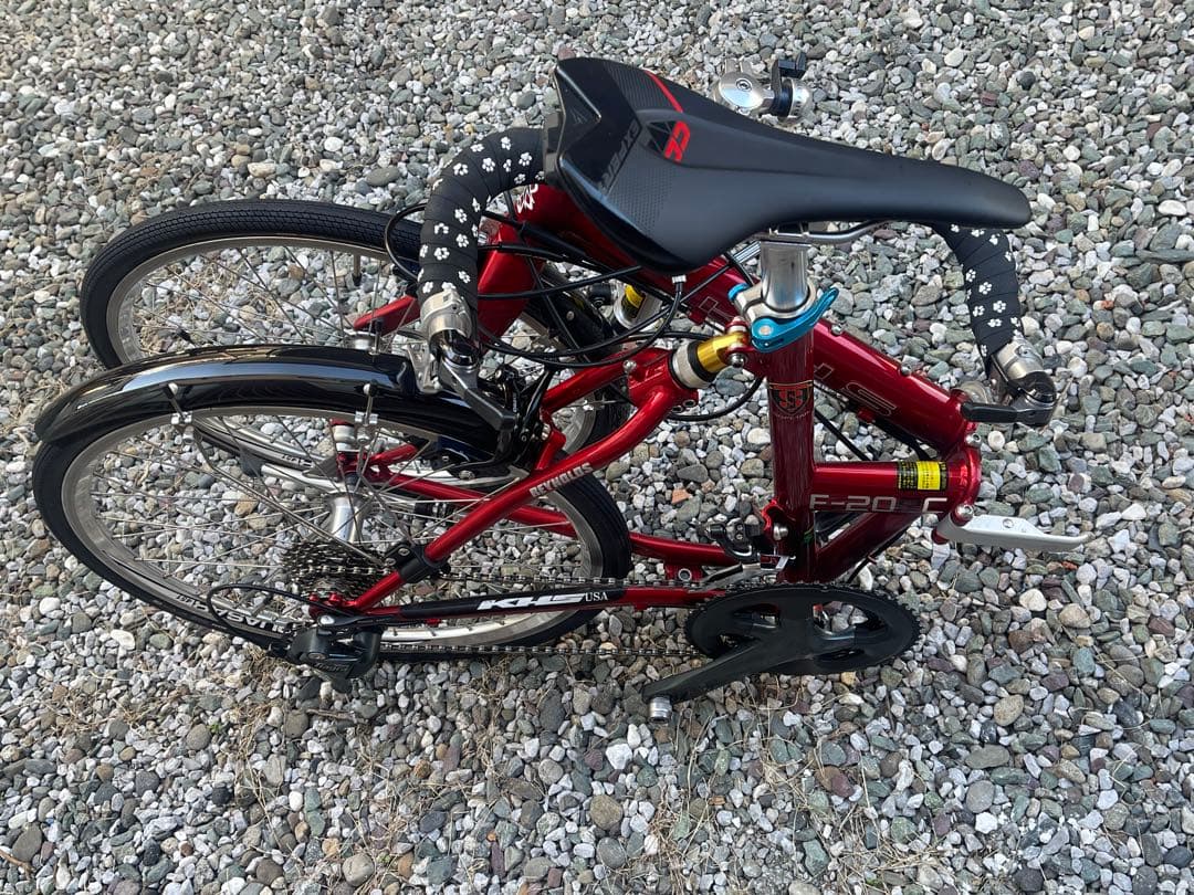 KHS F-20RC 2×10s 折りたたみ自転車 レッド