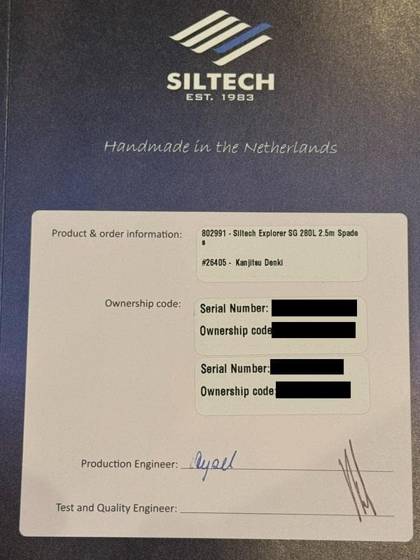 SILTECH EXPLORE SG SPADE/2.5m スピーカーケーブル