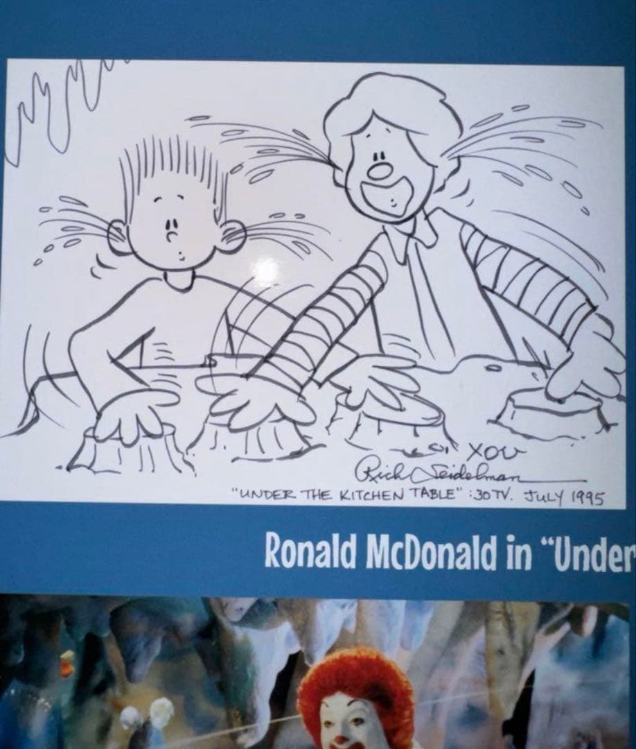 アメリカ マクドナルド ヴィンテージ ディスプレイ ストーリーボード 絵コンテ