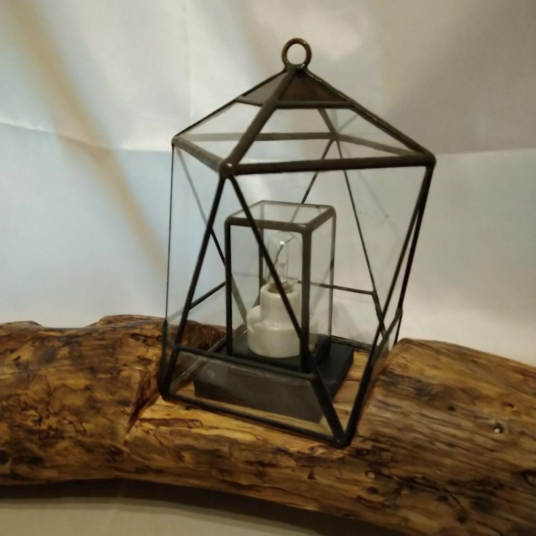 流木ガーデンライト　ハンドメイド　防水仕様