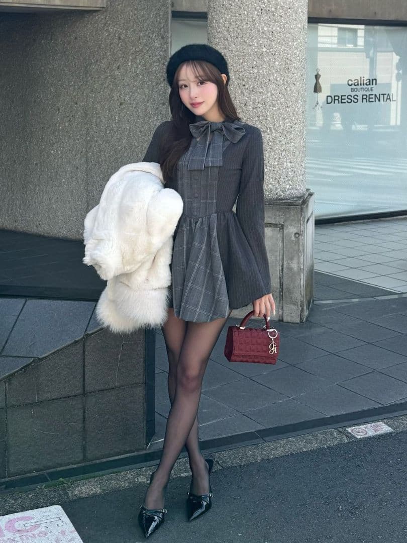 Darich ダーリッチ DRチャームチョコレートハンドバッグ 赤