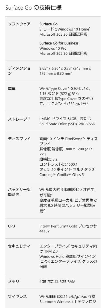 T*N様 【美品】Surface go（タイプカバー付属）